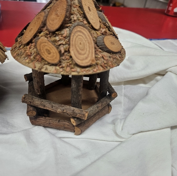Rustic Birdhouse Set - Multicolor - Picture 3 of 14